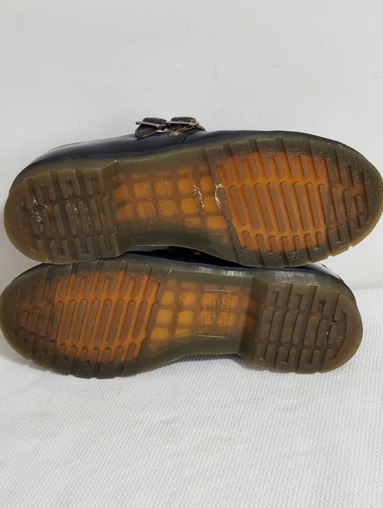 Dr. Martens Mary Jane Double Buckle 12916 Black Smooth Leather Womens 11 - Picture 9 of 9